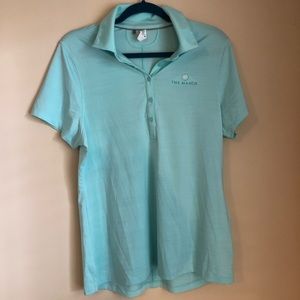 Under Armour Women’s Golf Polo - Light Blue - Large - Heat Gear